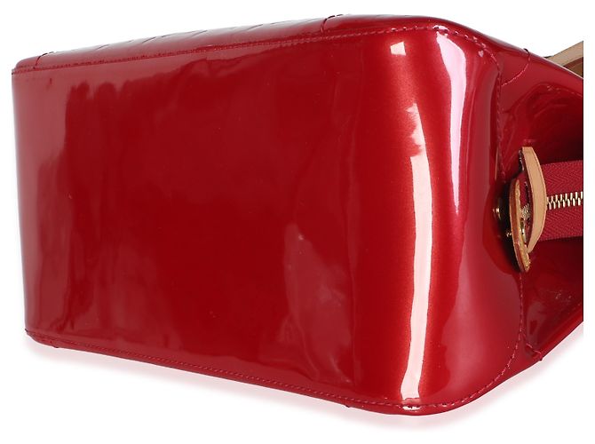 Louis Vuitton Pomme D'Amour Monogram Vernis Rosewood Rosso - vista 6