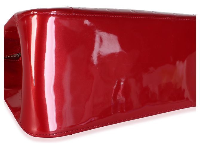 Louis Vuitton Pomme D'Amour Monogram Vernis Rosewood Rosso - vista 7