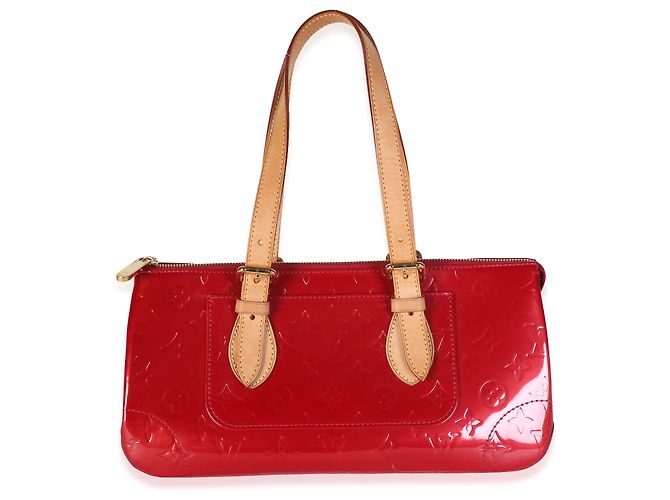 Louis Vuitton Pomme D'Amour Monogram Vernis Rosewood Rosso - vista 8