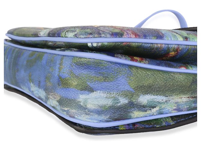 Louis Vuitton x Jeff Koons Monet Canvas Pochette Metis Blu Multicolore - vista 6