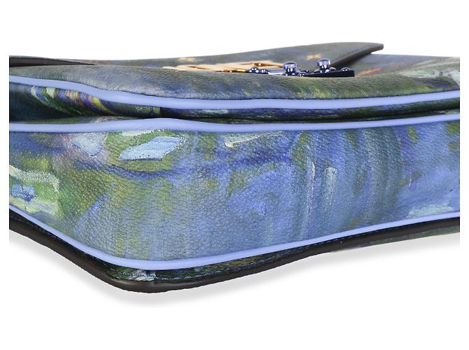 Louis Vuitton x Jeff Koons Monet Canvas Pochette Metis Blu Multicolore - vista 7