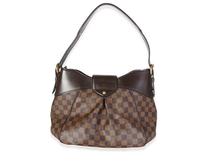 Louis Vuitton Damier Ebene Canvas Sistina MM Marrone - vista 2