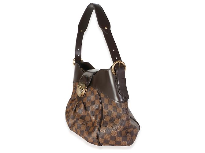 Louis Vuitton Damier Ebene Canvas Sistina MM Marrone - vista 3