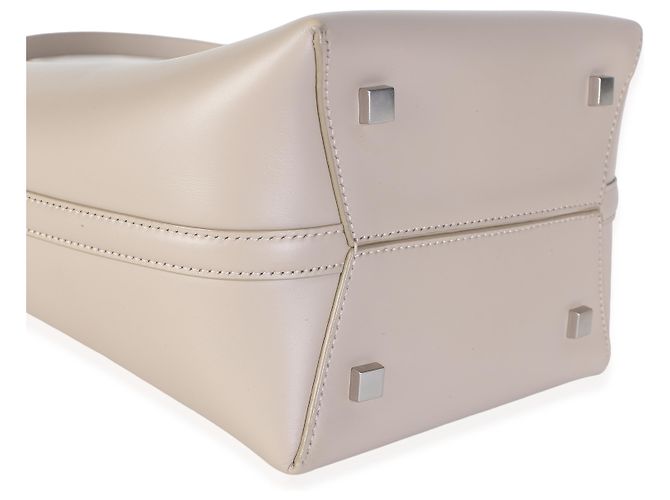 Autre Marque Saint Laurent Borsa a secchiello Small Le 37 in pelle di vitello lucida crema - vista 4