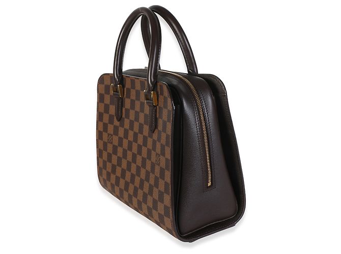 Louis Vuitton Damier Ebene Canvas Triana PM Castaño - vista 3