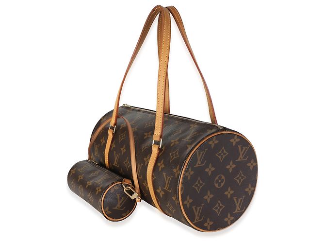 Louis Vuitton Monogram Canvas Papillon 30 With Companion Brown Beige - view 3