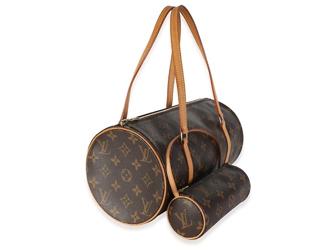 Louis Vuitton Monogram Canvas Papillon 30 With Companion Brown Beige - view 4