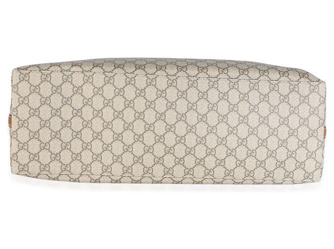 Dionysus Gucci Beige Brown GG Supreme Monogram Emblem Maxi Tote Braun - Ansicht 5