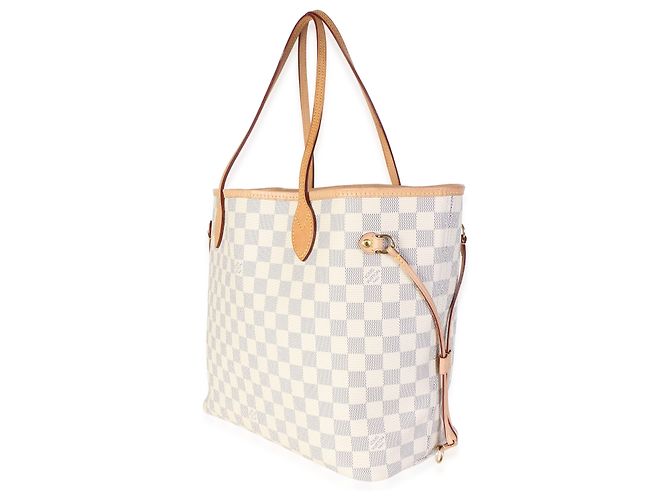 Louis Vuitton Damier Azur Canvas Neverfull MM - vista 3