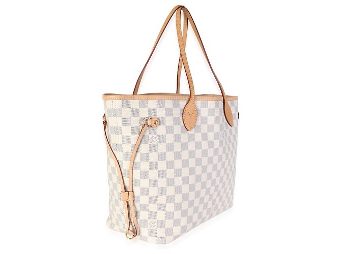 Louis Vuitton Damier Azur Canvas Neverfull MM - vista 4