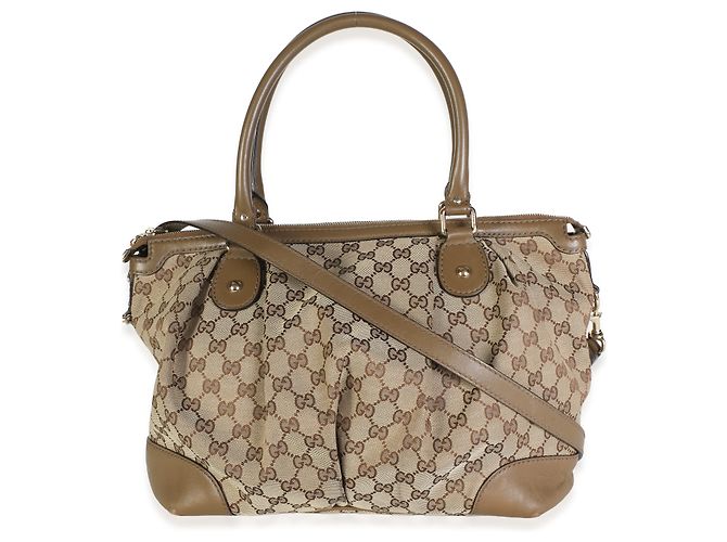 Dionysus Gucci Borsa a mano Sukey Medium in tela GG Cream Taupe Beige Marrone - vista 2
