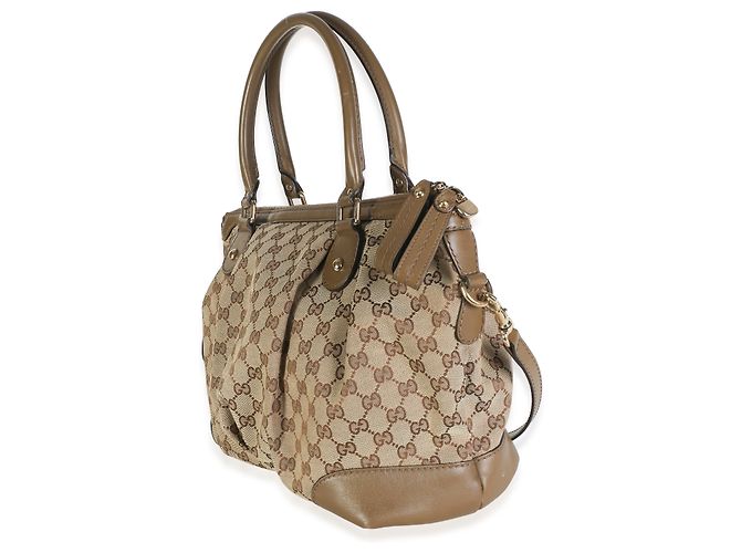 Dionysus Gucci Borsa a mano Sukey Medium in tela GG Cream Taupe Beige Marrone - vista 3