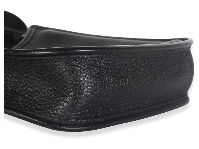 Hermès Black Clemence Mini Evelyne TPM 16 GHW Schwarz - Ansicht 7