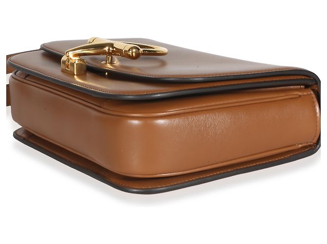 Borsa a tracolla piccola Siena Gucci in pelle di vitello liscia marrone - vista 6