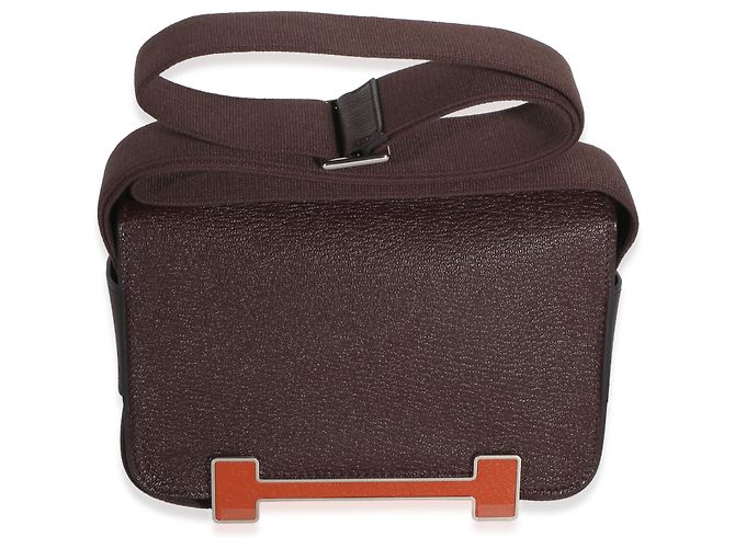 Hermès Rouge Sellier Cuivre Chevre Mysore Geta PHW Rot - Ansicht 2