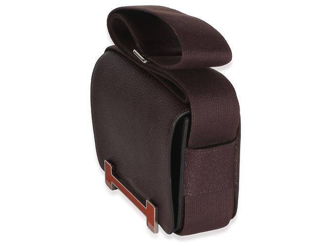 Hermès Rouge Sellier Cuivre Chevre Mysore Geta PHW Rot - Ansicht 3