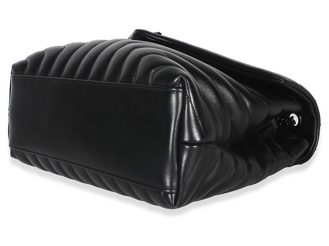 Autre Marque Borsa Loulou Medium in pelle di vitello nera trapuntata con monogramma Y di Saint Laurent Nero - vista 6