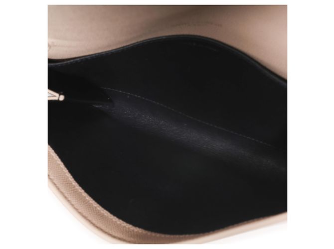 Autre Marque Portefeuille à chaîne Uptown Saint Laurent Dark Beige Grain De Poudre - vue 5