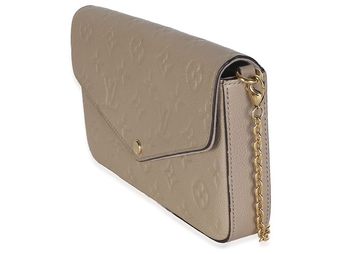 Louis Vuitton Turtledove Monogram Empreinte Felicie Pochette - vista 4