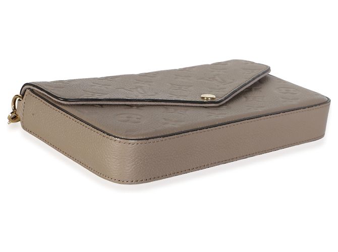 Louis Vuitton Turtledove Monogram Empreinte Felicie Pochette - vista 5