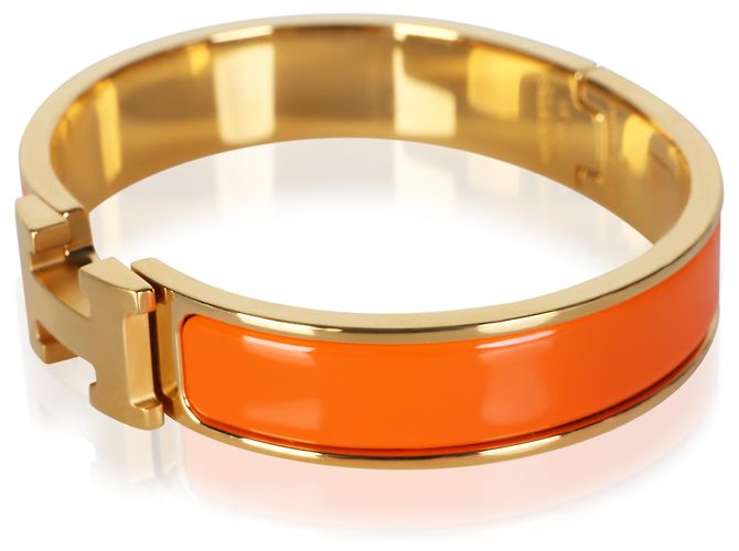 Pulsera Clic H chapada en oro Hermès - vista 2
