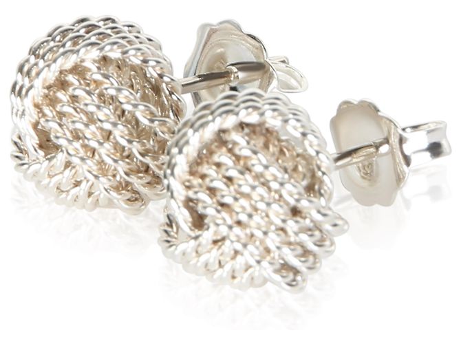 Orecchini Knot in argento sterling Tiffany & Co. - vista 2
