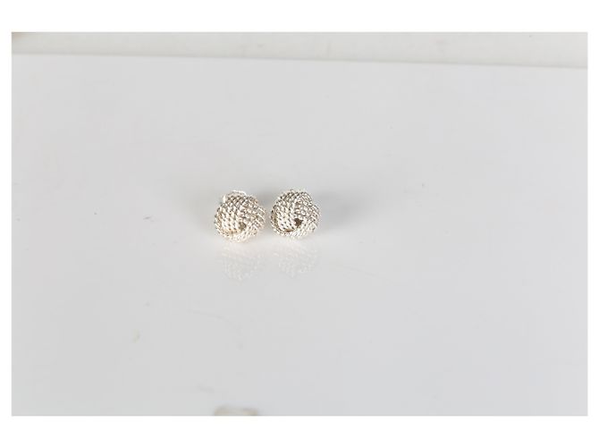 Orecchini Knot in argento sterling Tiffany & Co. - vista 4