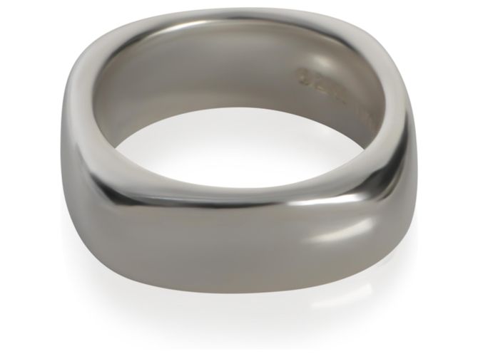 Tiffany & Co. Square Cushion Ring aus Sterlingsilber - Ansicht 4