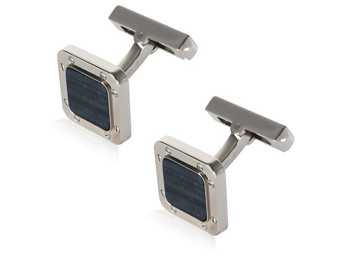 Gemelli Santos de Cartier in argento sterling - vista 3