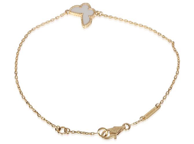 Bracciale Sweet Butterfly in oro giallo e madreperla Van Cleef & Arpels - vista 2