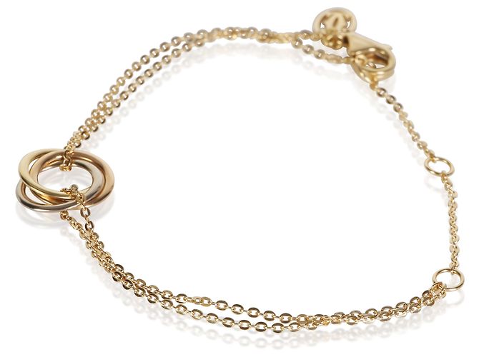 Bracciale Cartier Trinity in oro tricolore - vista 2