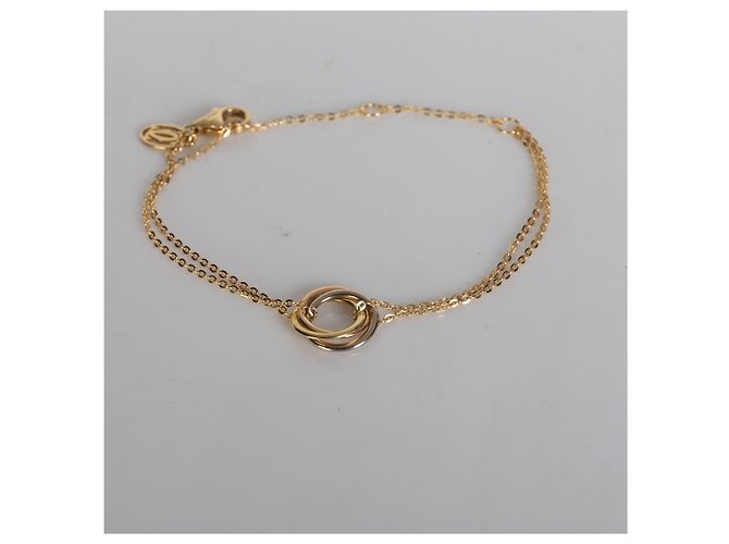 Bracciale Cartier Trinity in oro tricolore - vista 5