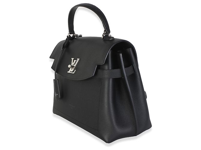 Louis Vuitton Lockme Ever MM em couro de bezerro grão preto Marrom - vista 3