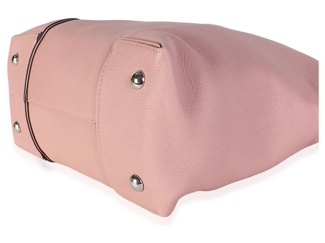 Louis Vuitton Magnolia Pink Soft Taurillon Lockit MM Rosa - vista 6