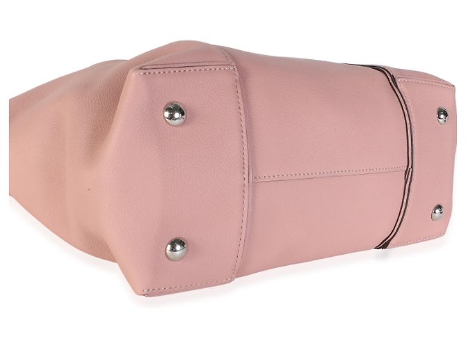 Louis Vuitton Magnolia Pink Soft Taurillon Lockit MM Rosa - vista 7
