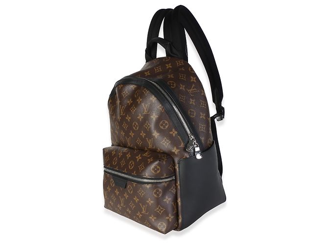 Louis Vuitton Monogram Macassar Canvas Discovery Backpack PM Brown Black Multiple colors - view 3