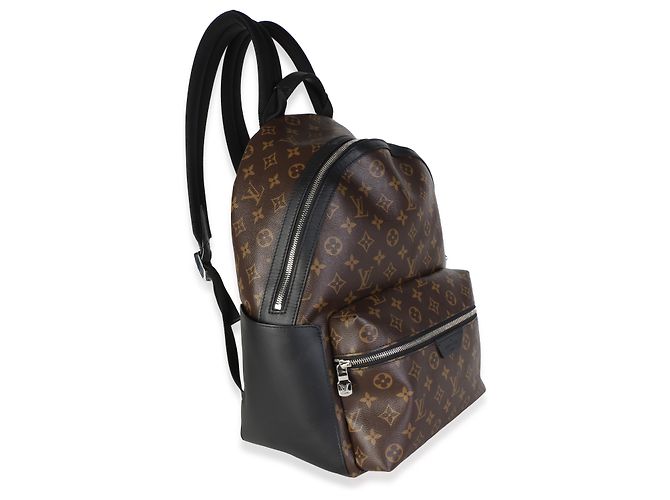 Louis Vuitton Monogram Macassar Canvas Discovery Backpack PM Brown Black Multiple colors - view 4