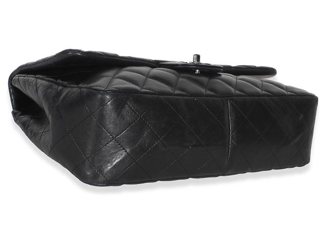 Gabrielle Borsa Chanel Jumbo Single Flap in pelle d'agnello matelassé nera Nero - vista 7