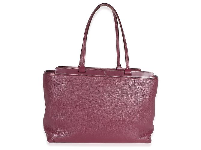 Goyard Bordeaux Leather Goyardine Bellechasse PM Porpora - vista 2