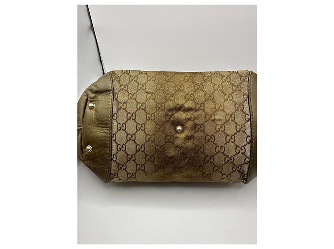 Gucci Monogram Boston Bag mit Herz-Anhänger Braun - Ansicht 13
