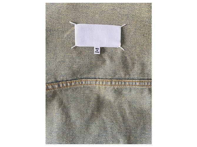 Maison Martin Margiela Maison Margiela Distressed Jeansjacke Blau - Ansicht 4