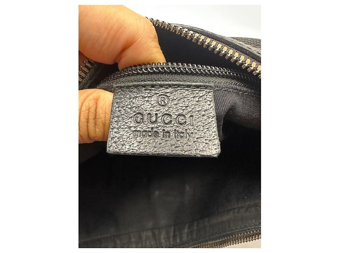 Borsa a tracolla Gucci in tela monogramma GG Nero - vista 16