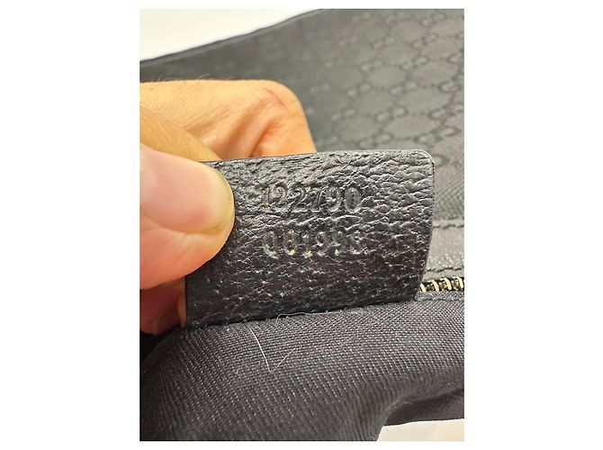 Borsa a tracolla Gucci in tela monogramma GG Nero - vista 17