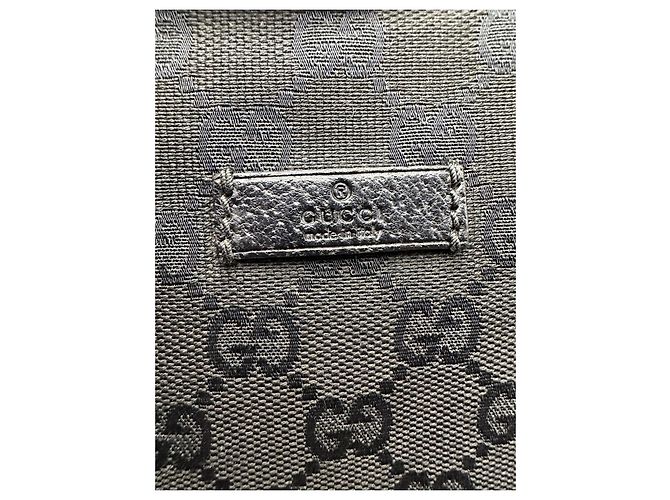 Borsa a tracolla Gucci in tela monogramma GG Nero - vista 6