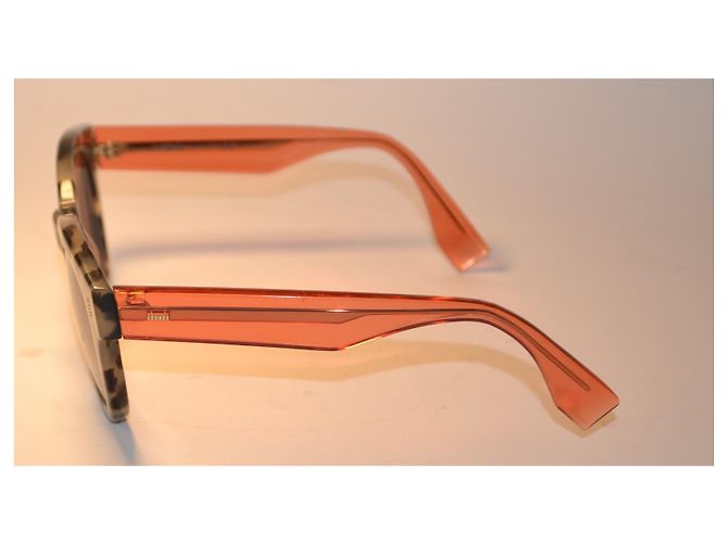 Fendi FF 0026/S Tortoise Shell Sunglasses Brown - view 3