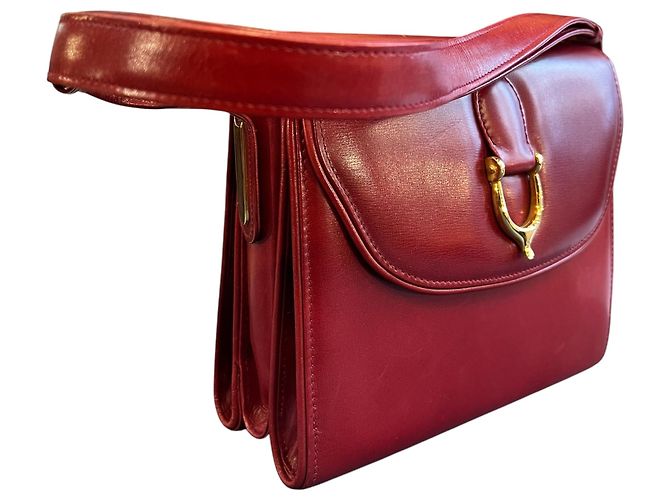 Borsa a tracolla Gucci in pelle di vitello Stirrup - vista 2