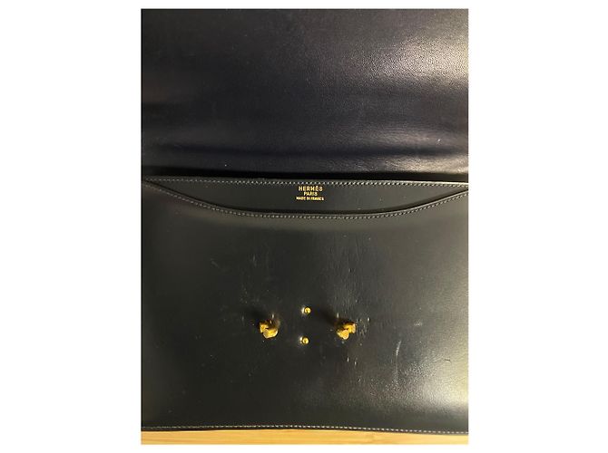 Borsa Hermès Fonsbell Dark Blue - vista 3