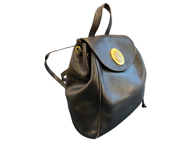 Christian Dior Lederrucksack Schwarz - Ansicht 2