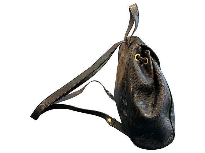 Christian Dior Lederrucksack Schwarz - Ansicht 3