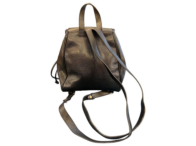 Christian Dior Lederrucksack Schwarz - Ansicht 4